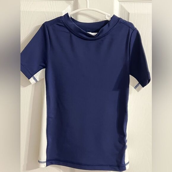 Cabana Life , Boy’s Navy Blue Rashguard - Size 5 - Picture 1 of 2